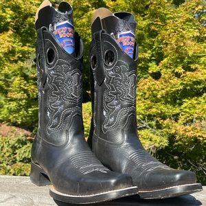 Wild West Mens Leather Boots size 8 US / 27 Mex